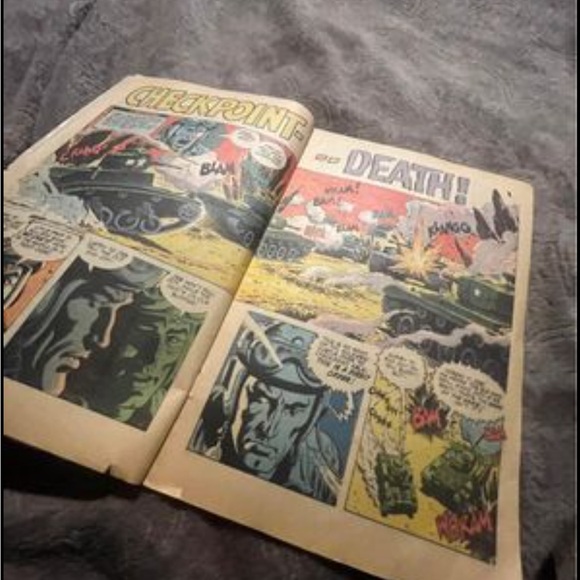 G.I. Combat #142 June-July 1970 15 cent . Comic book . The Haunted Tank - Picture 4 of 10